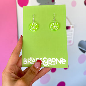 Baby Lime Earrings