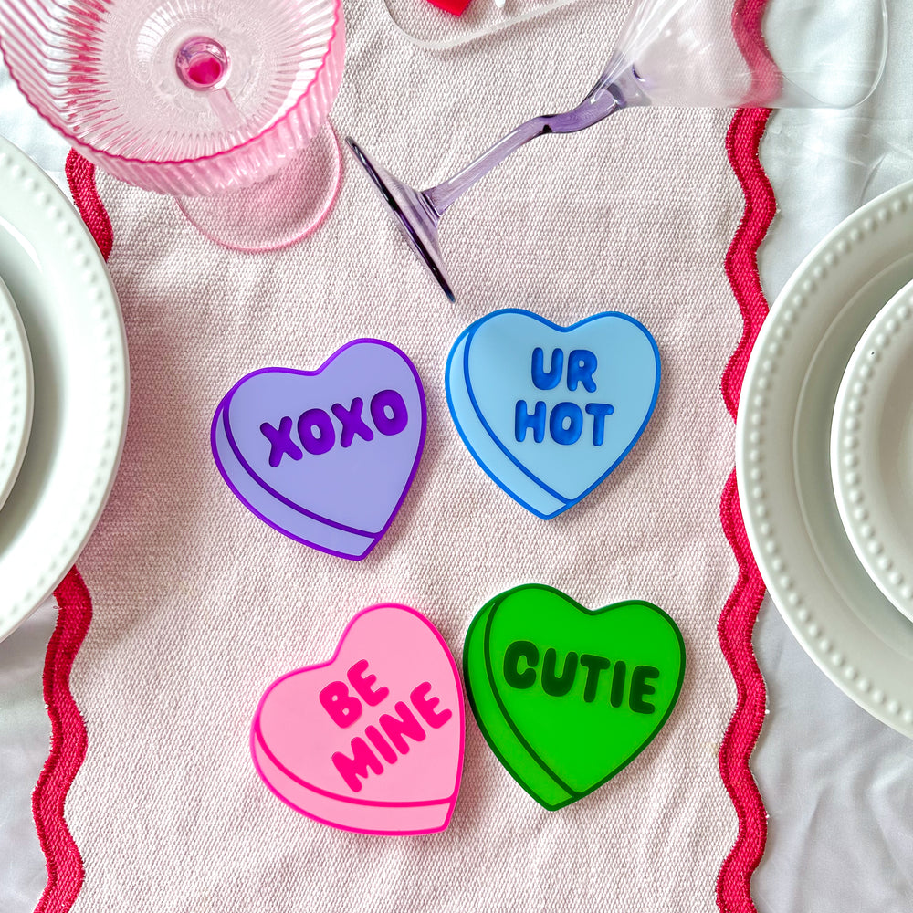 Heart Candy Drink Coasters